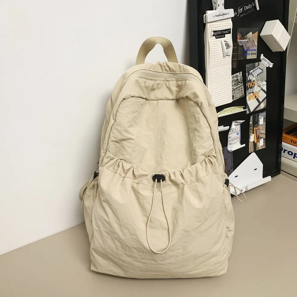 Drawstring Nylon Backpack Bag Easy Apparels