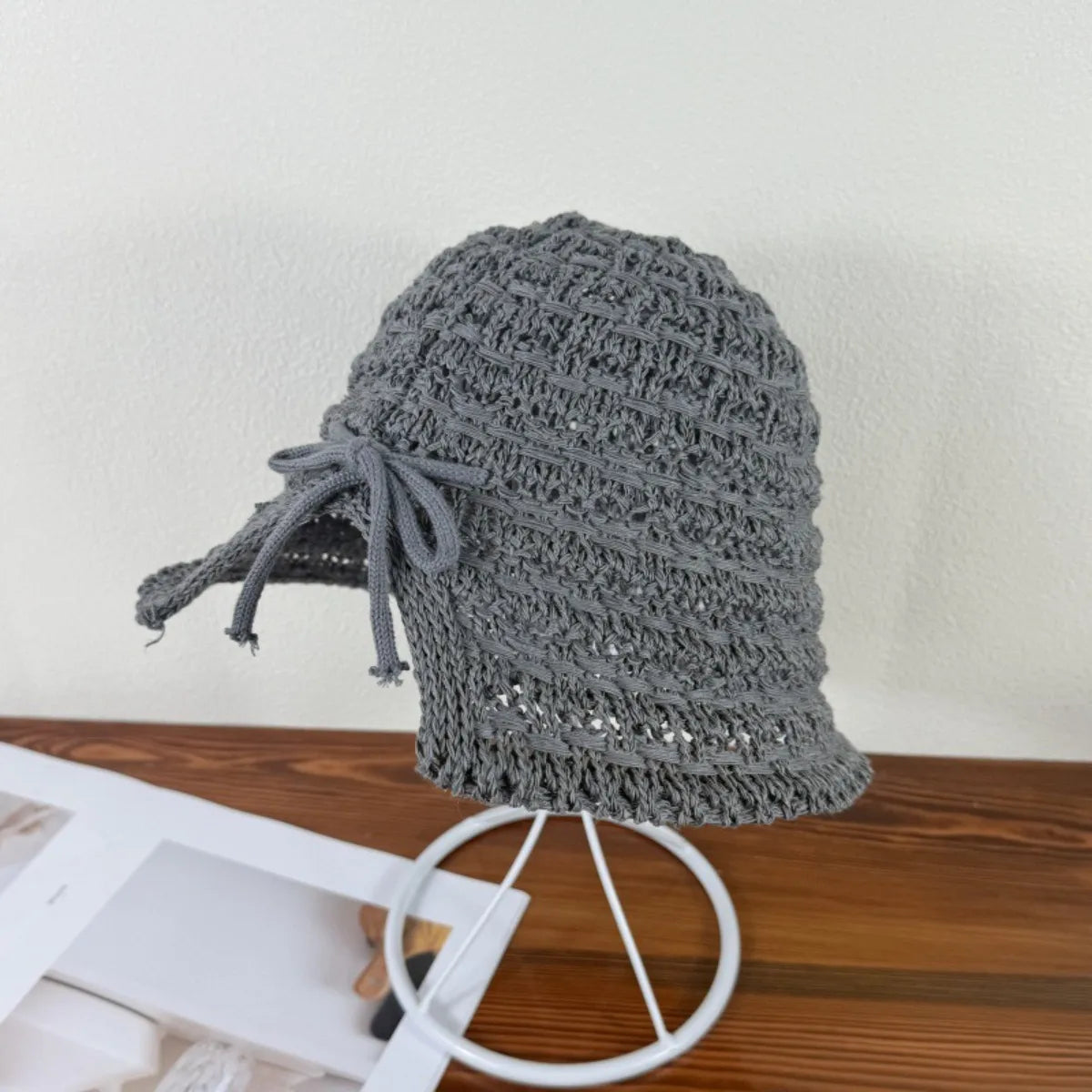 Crochet Bucket Hat with Drawstring Easy Apparels