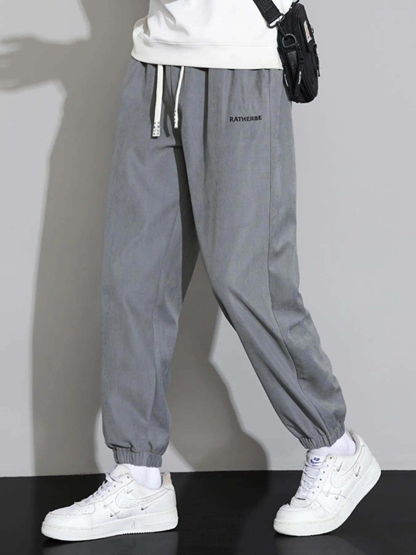 Men's Plus Size Drawstring Joggers with Side Pockets Easy Apparels