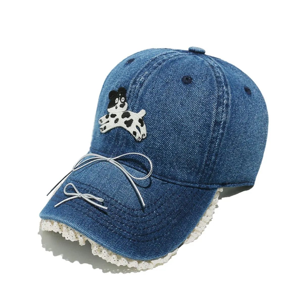 Dog Bow Adjustable Baseball Cap Easy Apparels