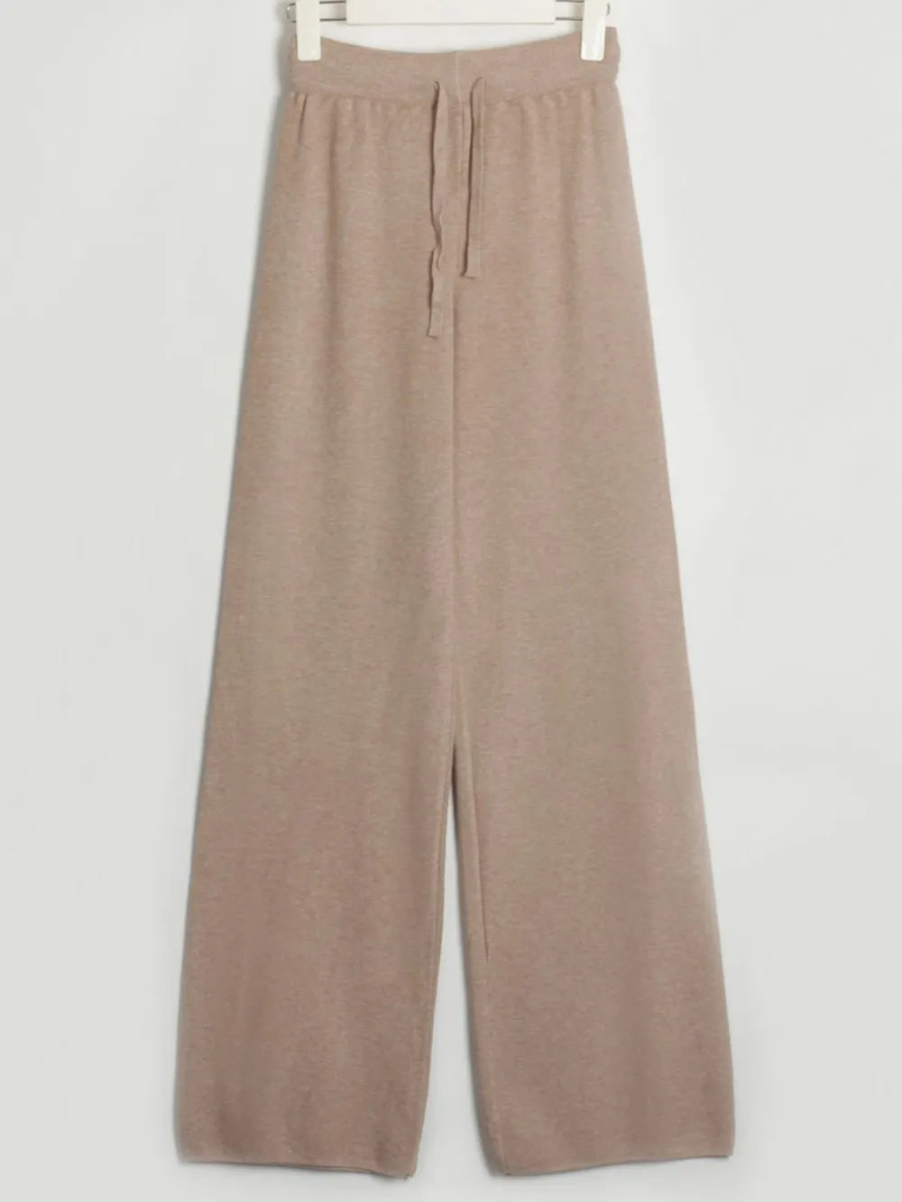 V-Neck Long Sleeve Top and Drawstring Pants Sweater Set Easy Apparels