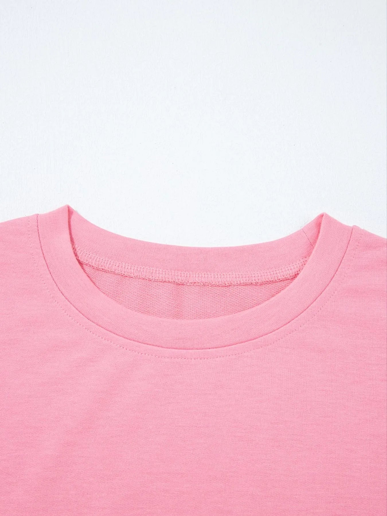 Trendsi Lace Detail Flounce Sleeve Sweatshirt