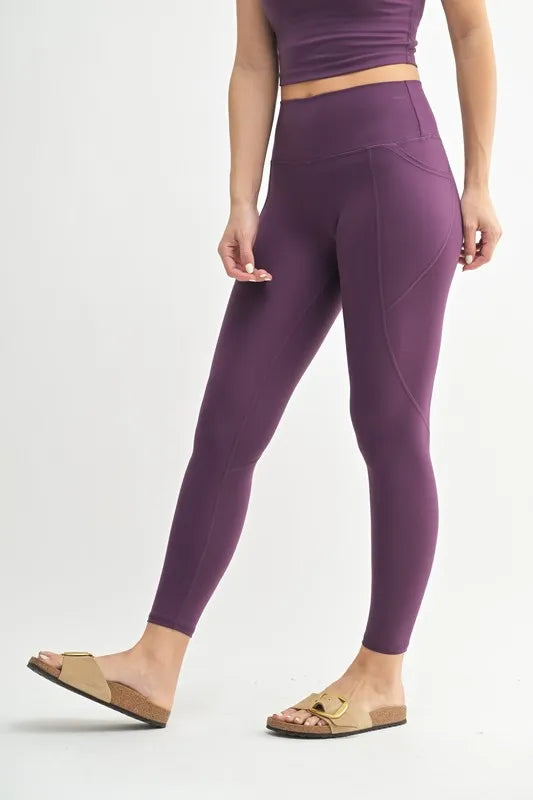 MONO B Venice Cloud Light Sculpt High-Waisted Leggings Easy Apparels