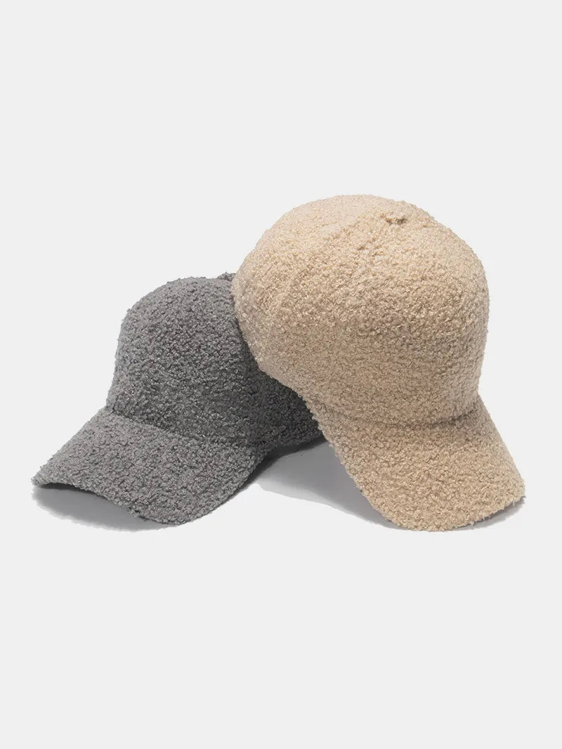 Sherpa Solid Color Baseball Cap Easy Apparels