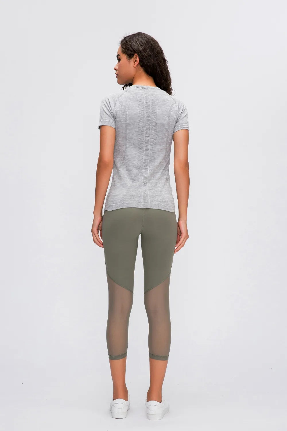 Millennia Round Neck Short Sleeve Active T-Shirt Easy Apparels