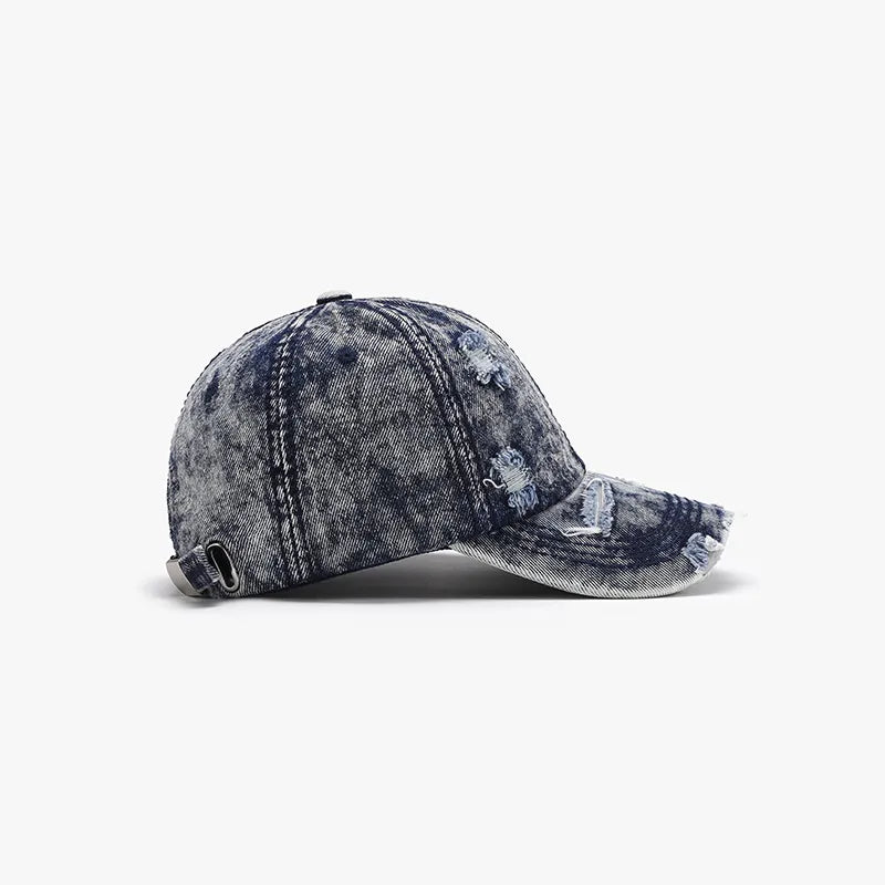Distressed Cotton Baseball Cap Easy Apparels