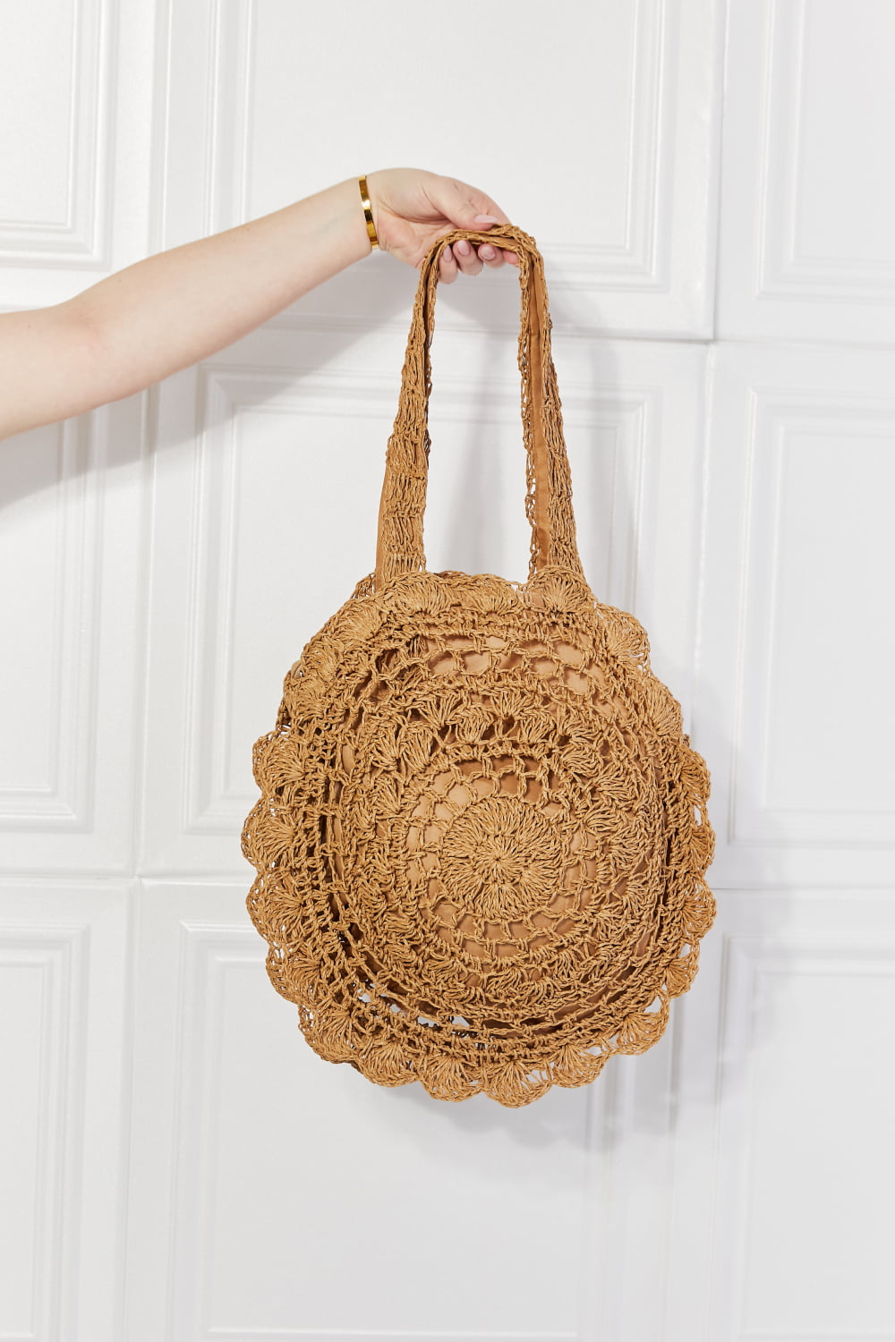 Justin Taylor Brunch Time Straw Rattan Handbag Easy Apparels