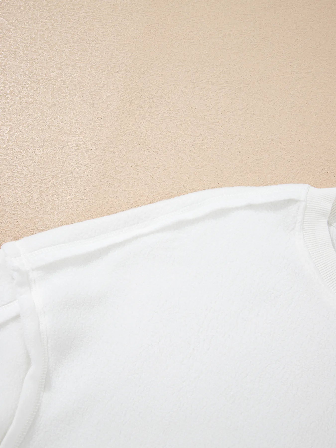 Trendsi Exposed Seam Chest Pocket Knit Pullover Sweatshirt