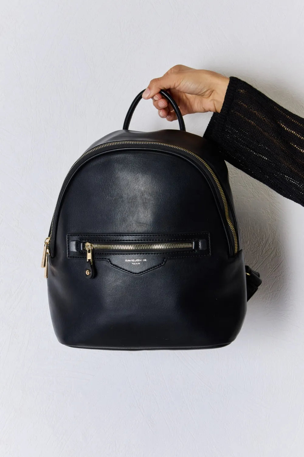 David Jones PU Leather Backpack Easy Apparels