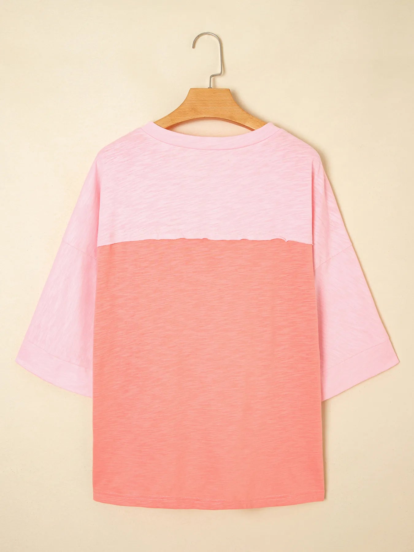 Trendsi Flower Patched Exposed Seam Oversized T Shirt