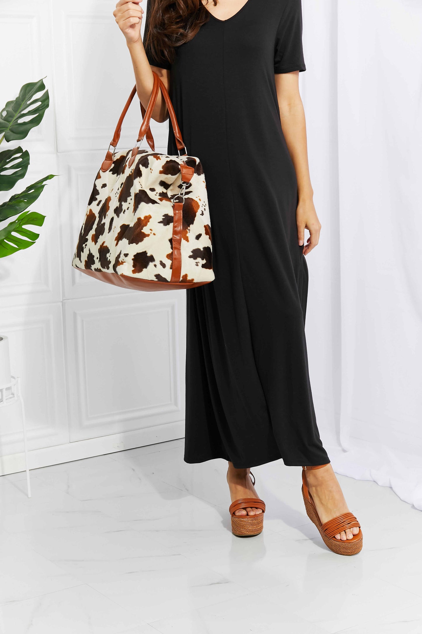 Animal Print Plush Weekender Bag Easy Apparels