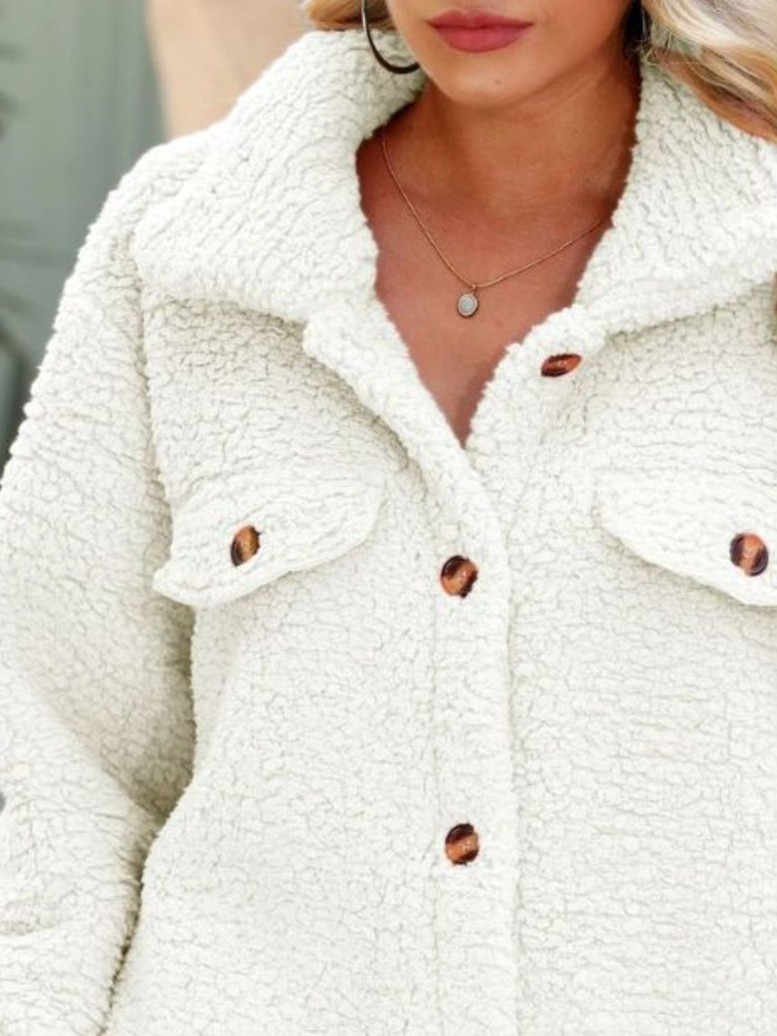 Button Down Collared Coat Easy Apparels