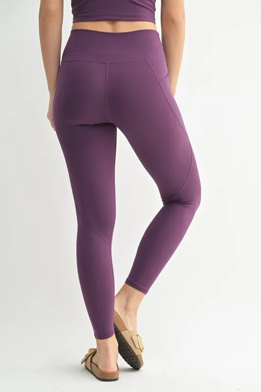 MONO B Venice Cloud Light Sculpt High-Waisted Leggings Easy Apparels