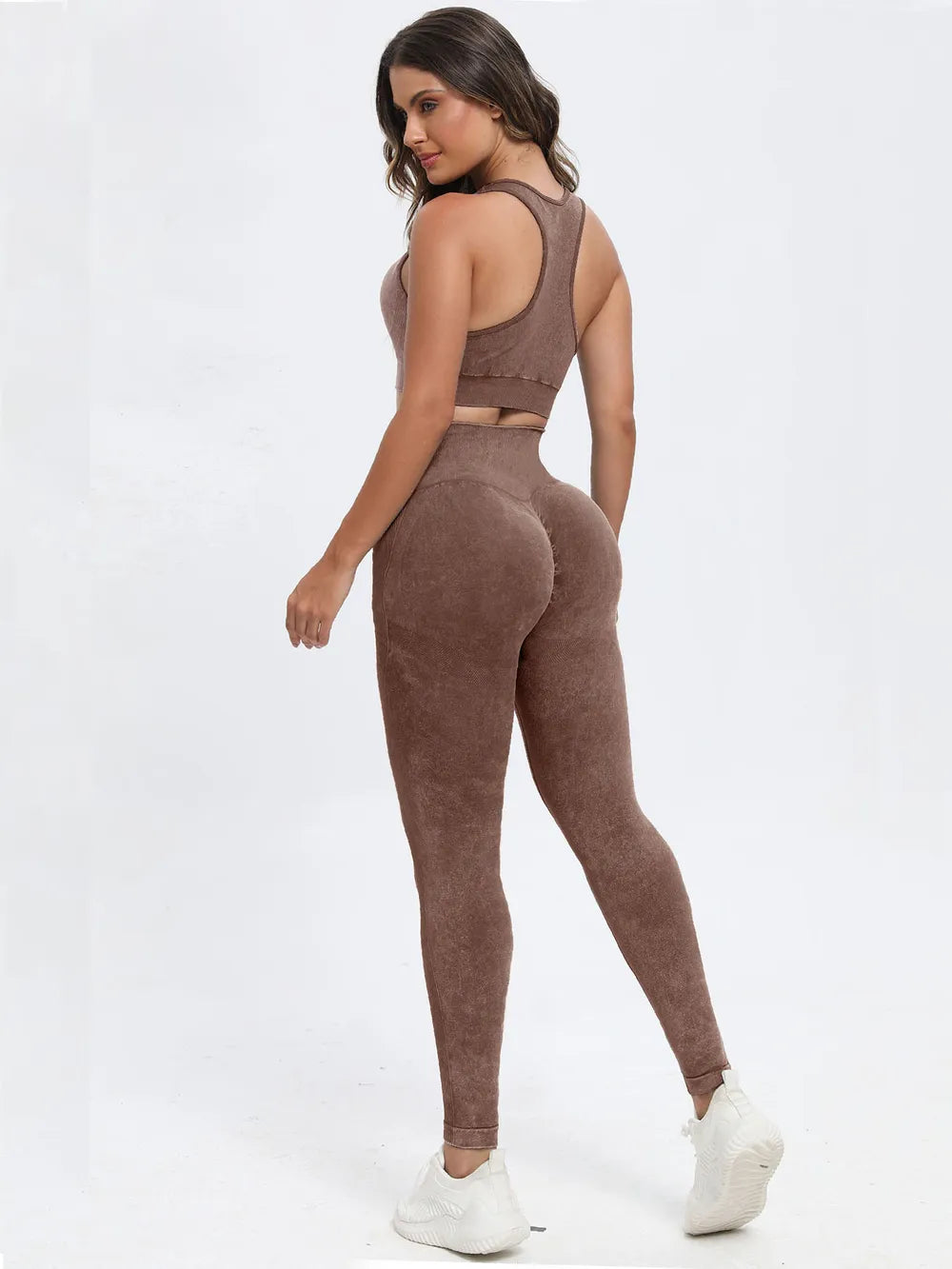 Scoop Neck Wide Strap Top and Pants Active Set Easy Apparels
