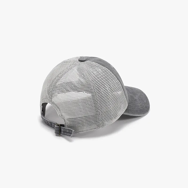 Breathable Mesh Adjustable Baseball Cap Easy Apparels