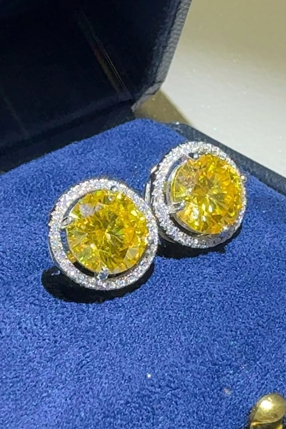 4 Carat Moissanite 925 Sterling Silver Earrings Easy Apparels