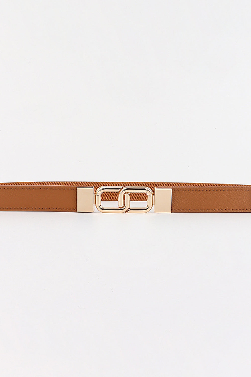 Geometric Double Buckle Elastic Belt Easy Apparels
