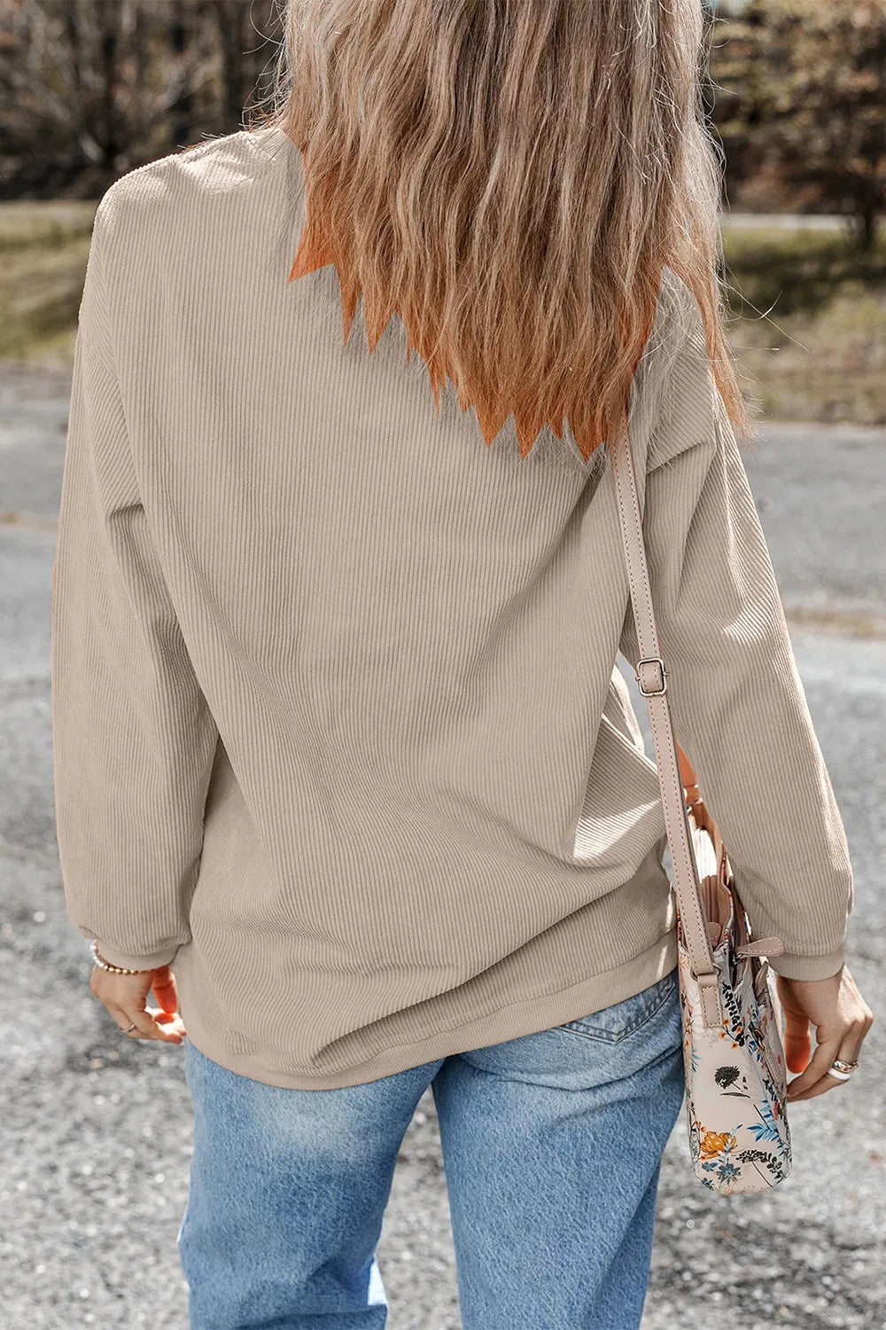 Trendsi Cowgirl Graphic Long Sleeve Sweatshirt