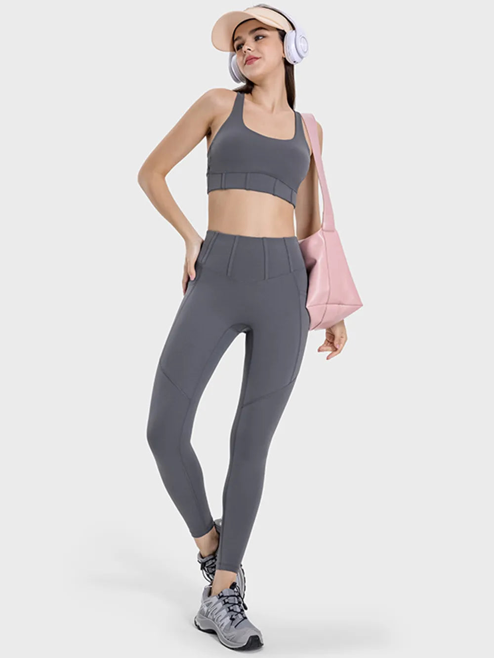 Millennia Square Neck Wide Strap Active Tank Easy Apparels
