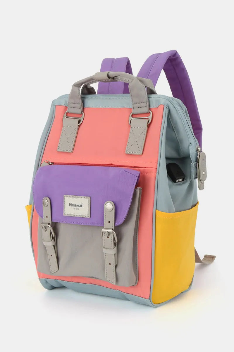 Himawari Waterproof Nylon Backpack Bag with Handles Easy Apparels