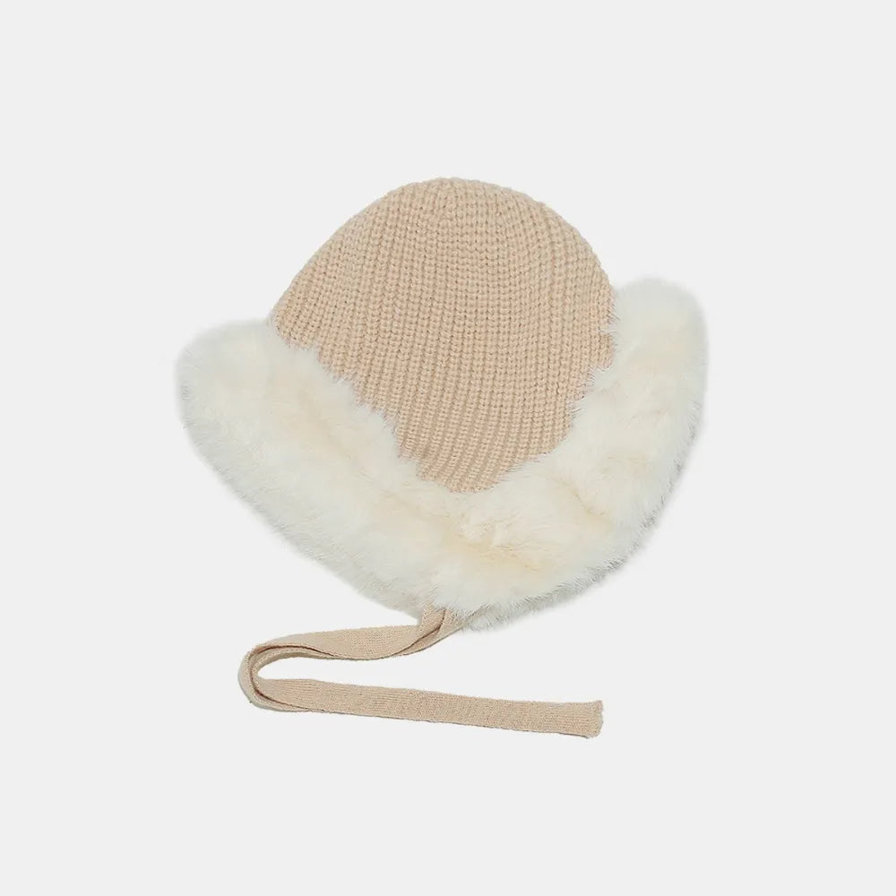 Thermal Tied Fuzzy Winter Hat Easy Apparels