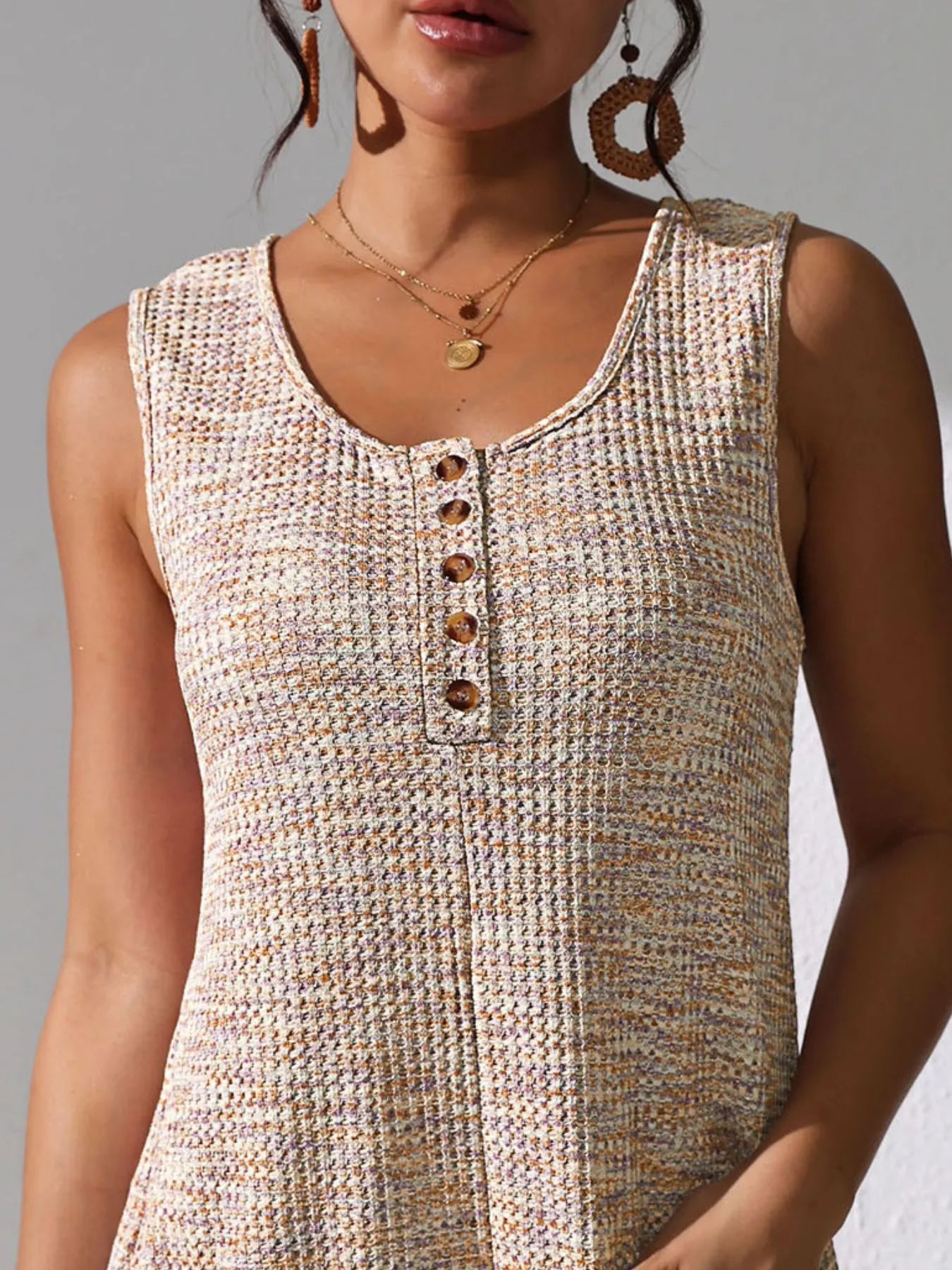 Full Size Button Front Romper with Pockets Plus Size Easy Apparels