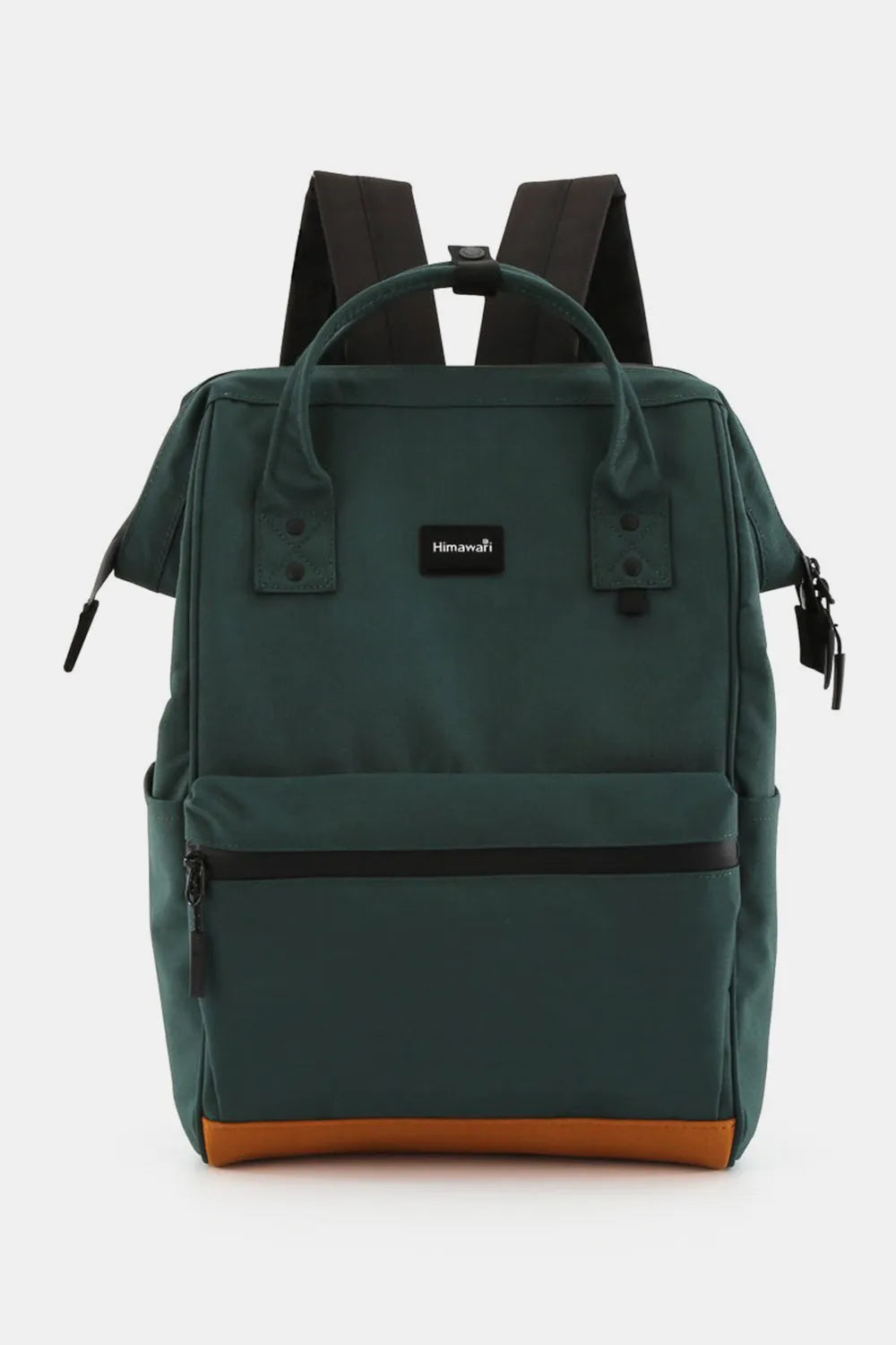 Himawari Waterproof Canvas Travel Backpack Bag with USB Port Green One Size Easy Apparels