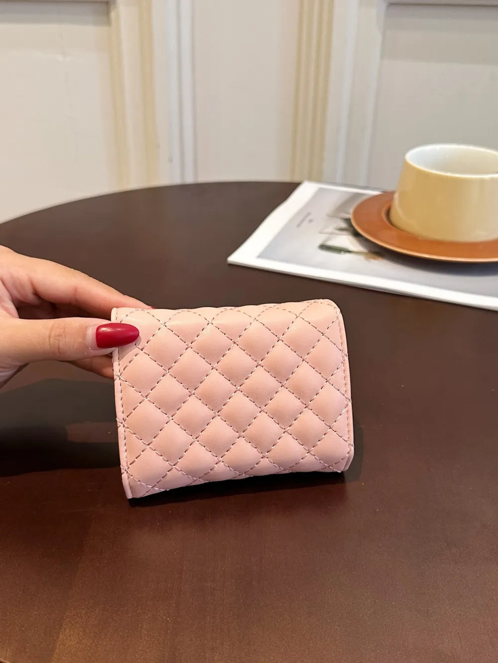 PU Leather Solid Color Wallet Easy Apparels