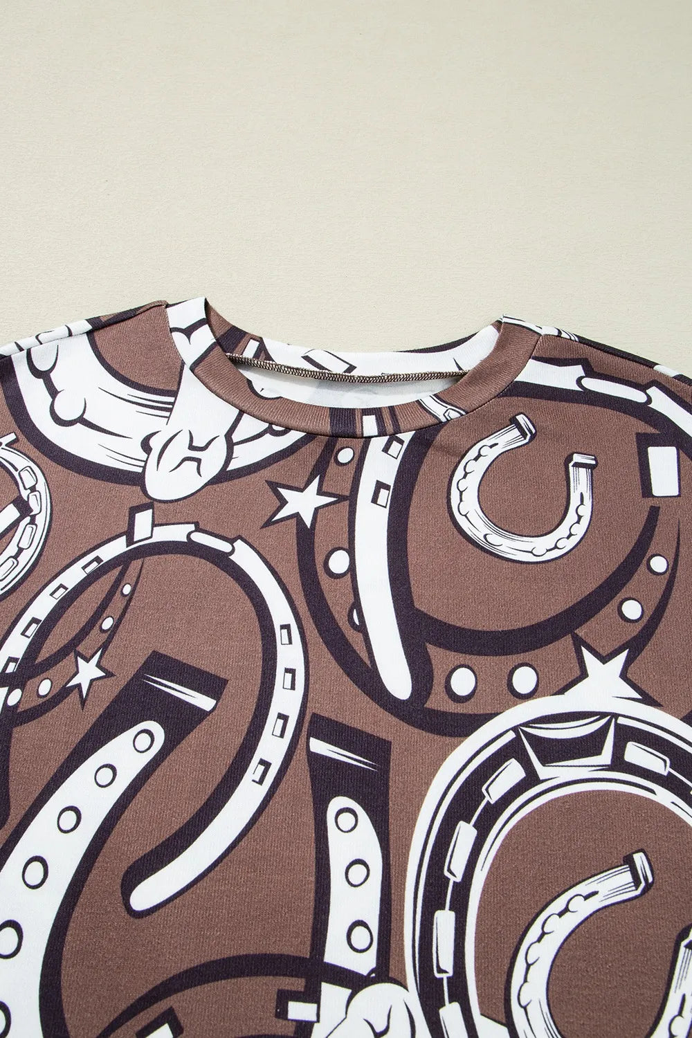 Trendsi Printed Round Neck Short Sleeve T-Shirt