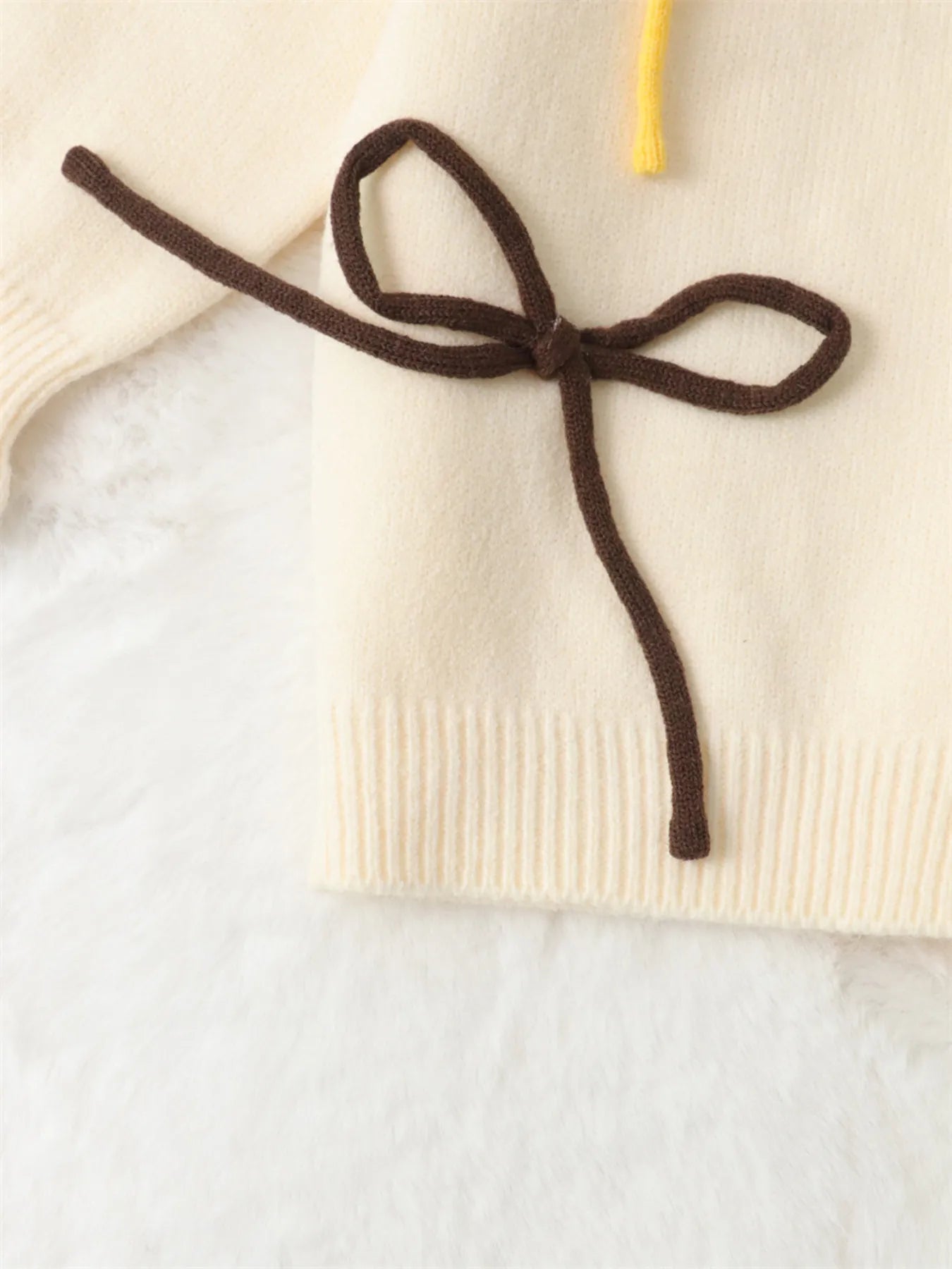 Bow Tie Button Up Cardigan Easy Apparels