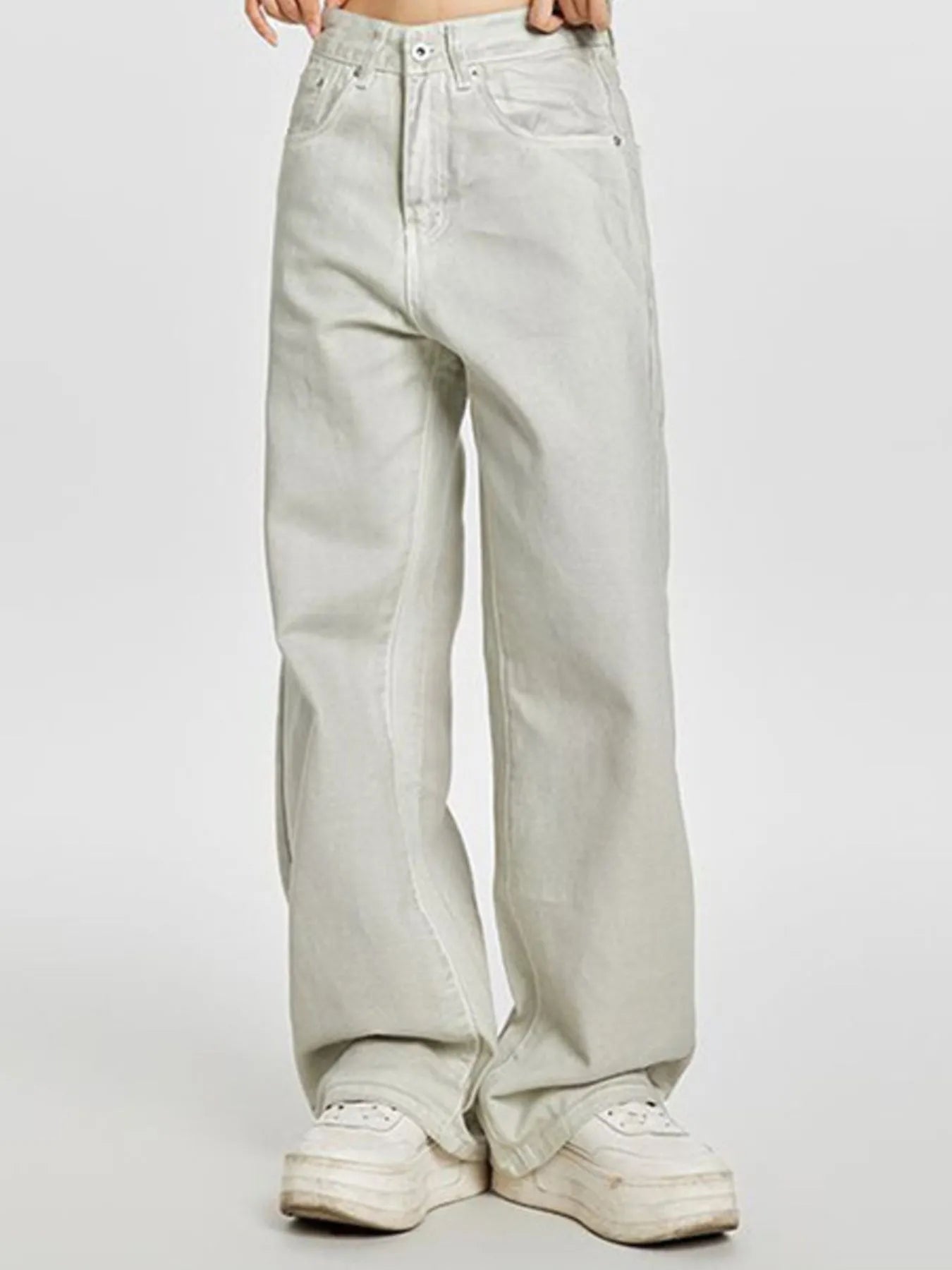 Men's High Waist Wide Leg Casual Pants Easy Apparels