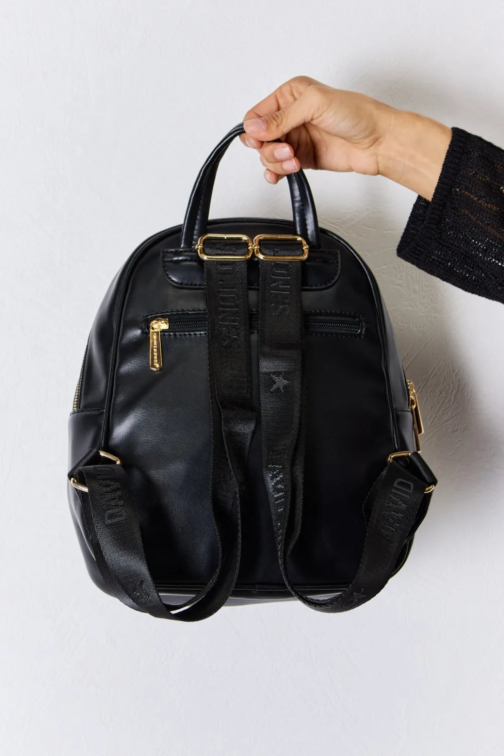 David Jones PU Leather Backpack Easy Apparels