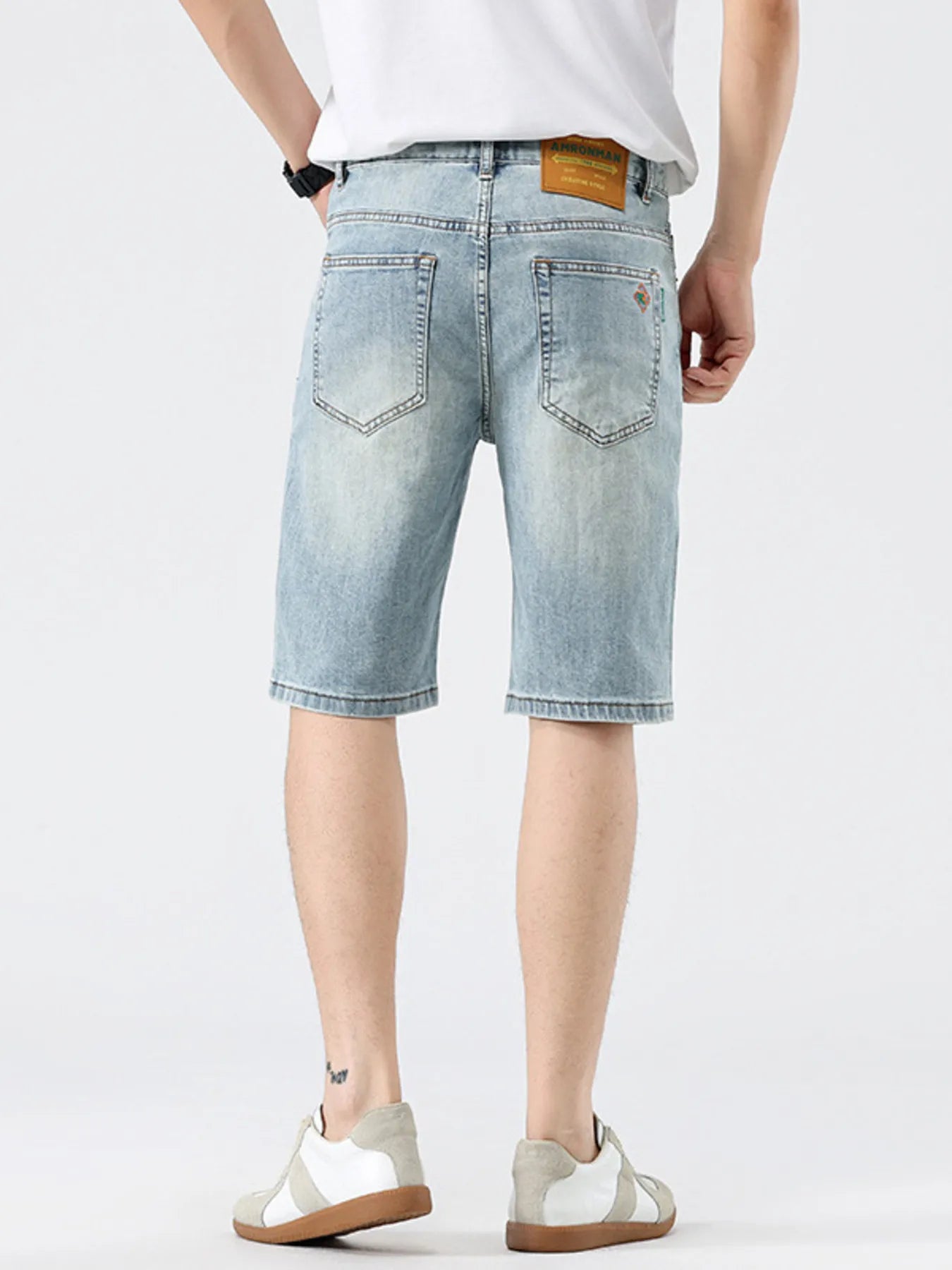 Men's Washed Denim Shorts Easy Apparels