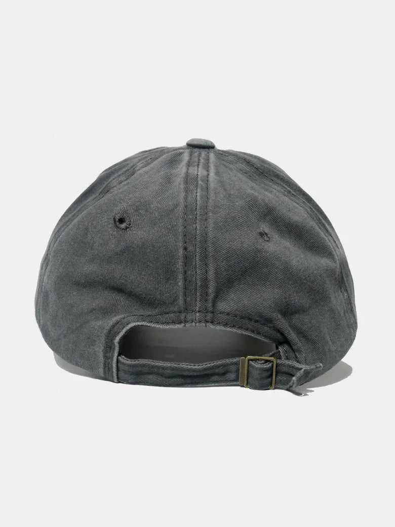 Embroidered Heart Washed Cotton Baseball Cap Easy Apparels