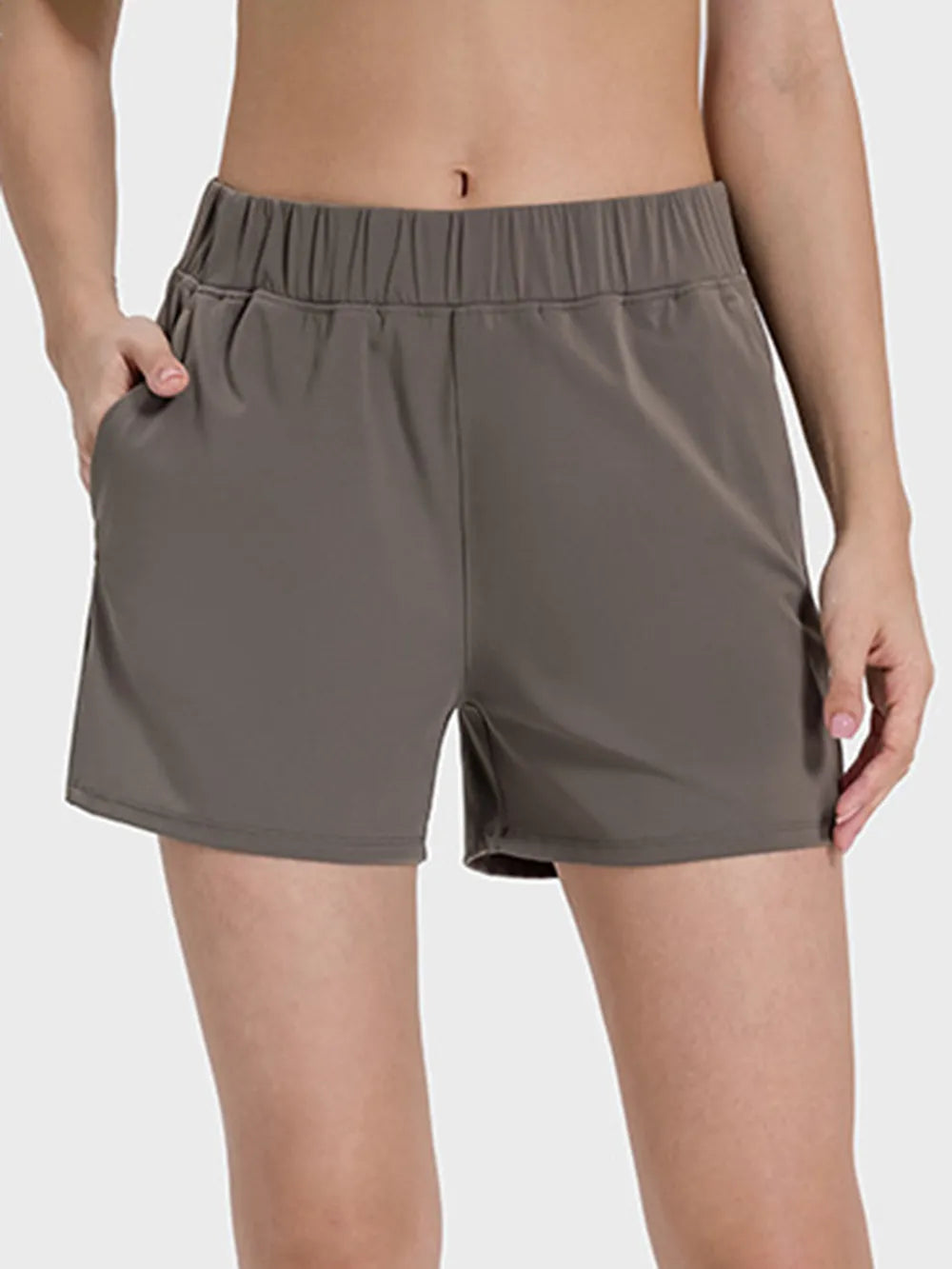 Millennia Elastic Waist Active Shorts Easy Apparels