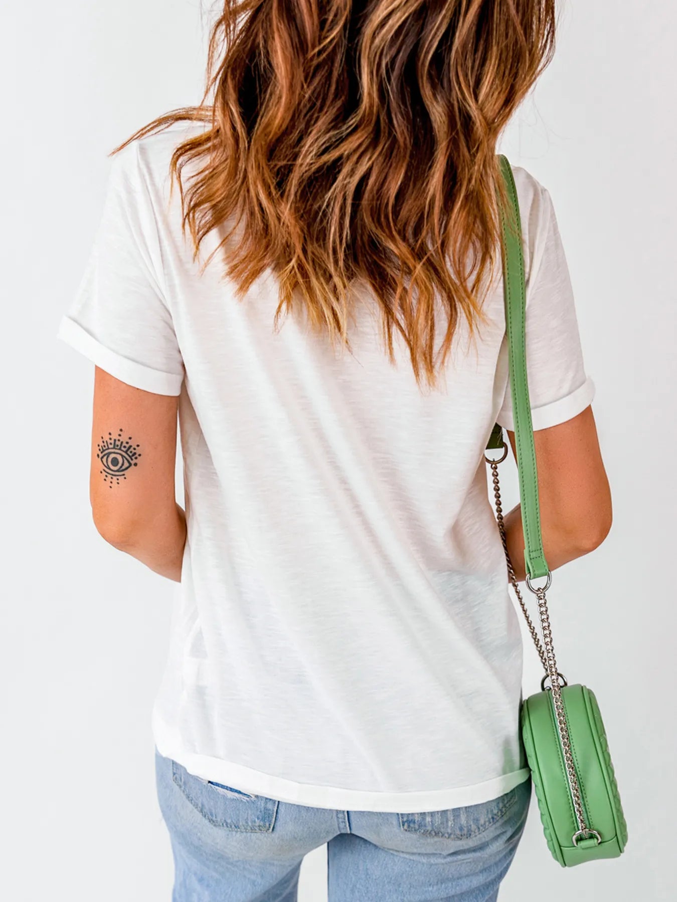 Trendsi Number 23 Round Neck Casual T Shirt
