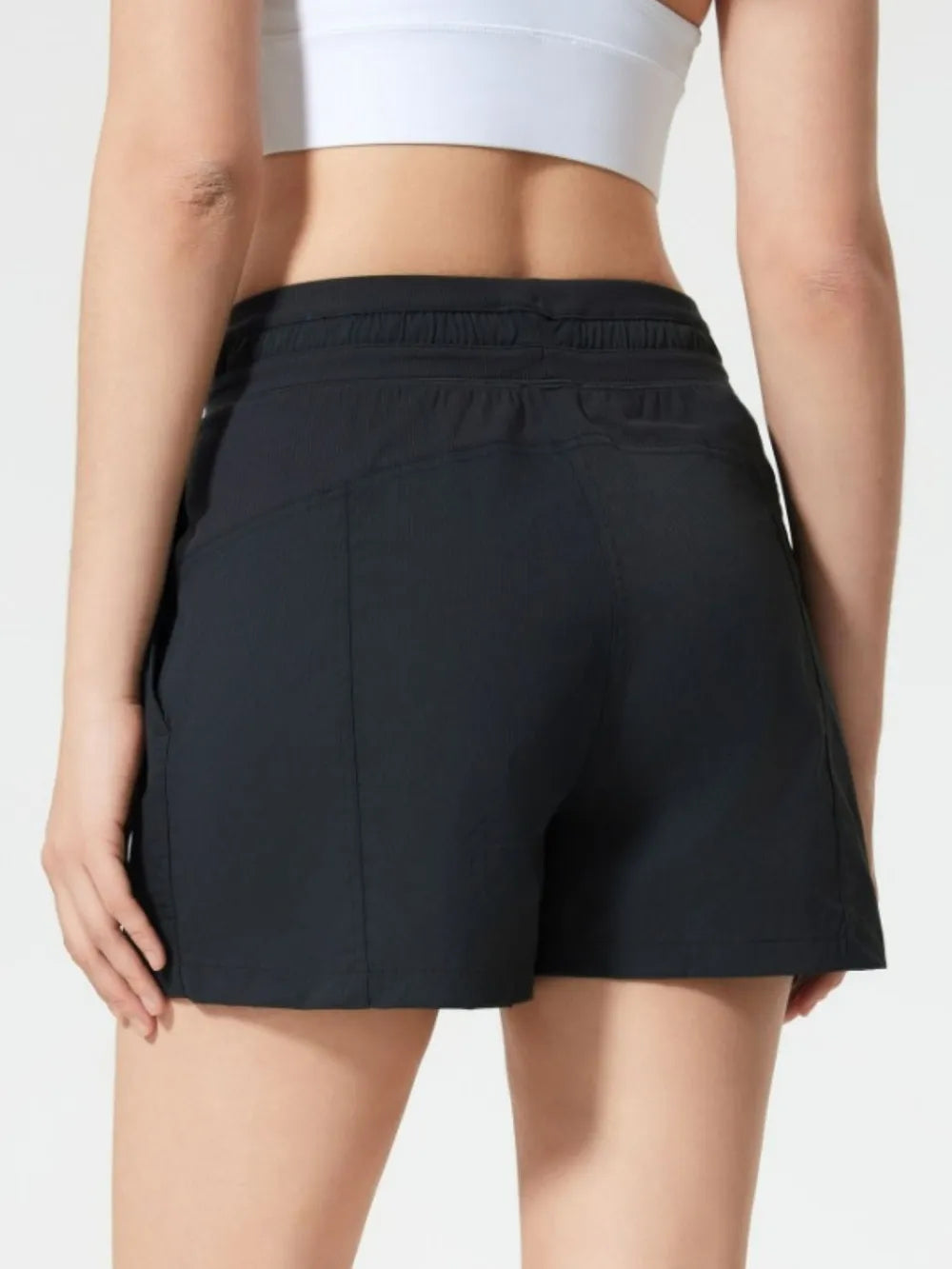 Millennia Drawstring Active Shorts with Pockets Easy Apparels
