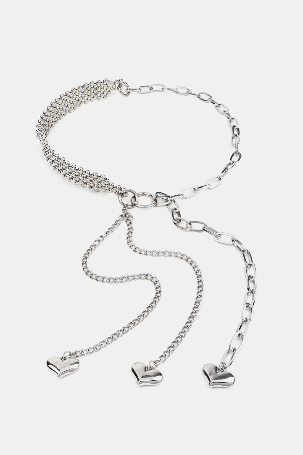 CCB Bead Heart Charm Belt Easy Apparels