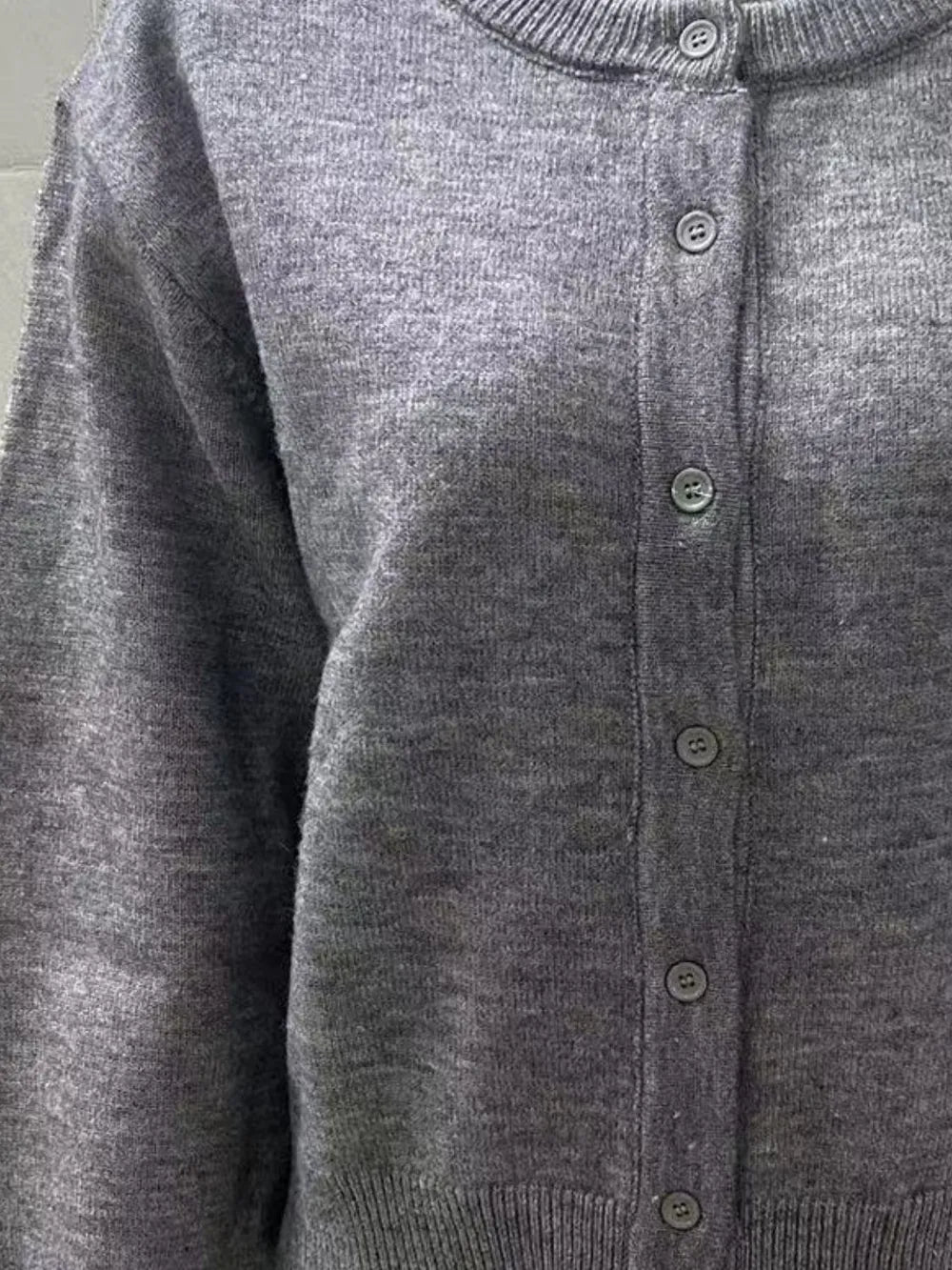 Button Down Long Sleeve Cardigan Easy Apparels