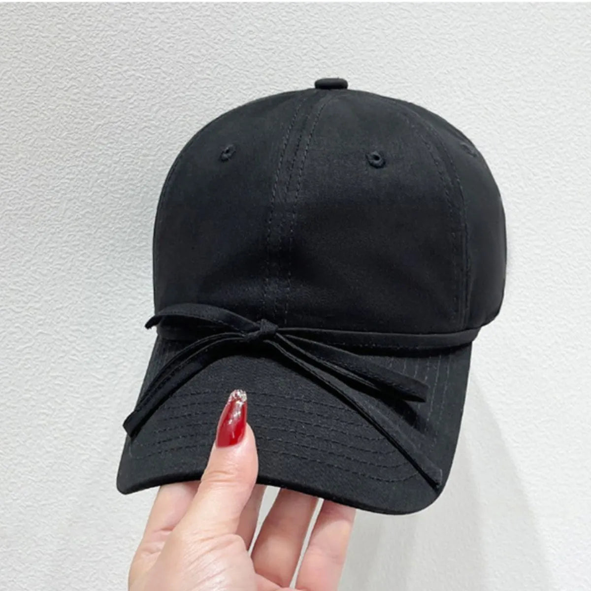 Bow Solid Color Baseball Cap Easy Apparels
