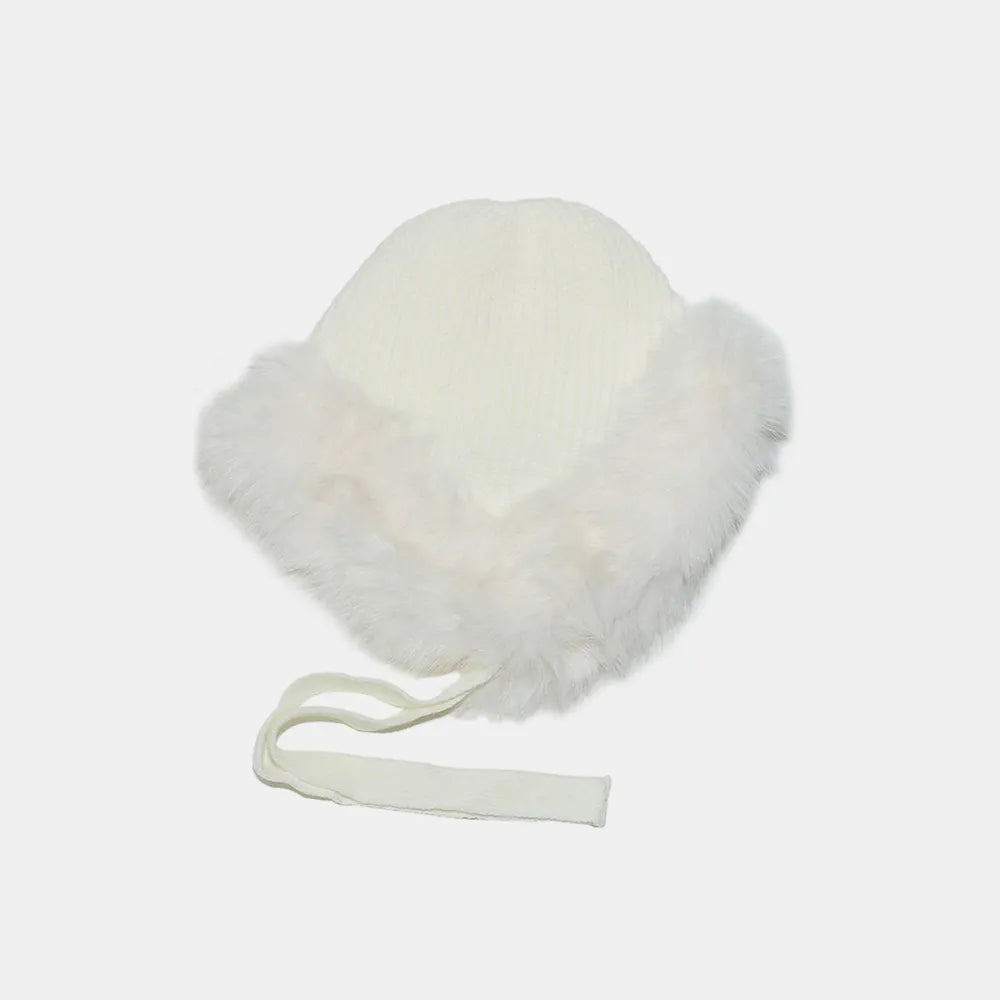Thermal Tied Fuzzy Winter Hat Easy Apparels