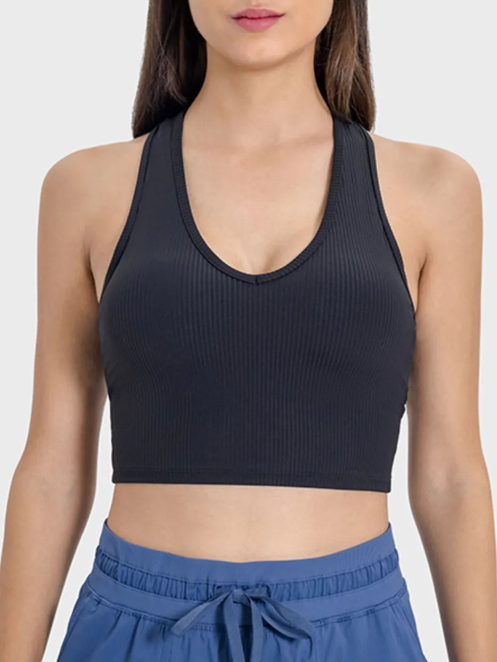 Millennia Scoop Neck Wide Strap Active Tank Easy Apparels