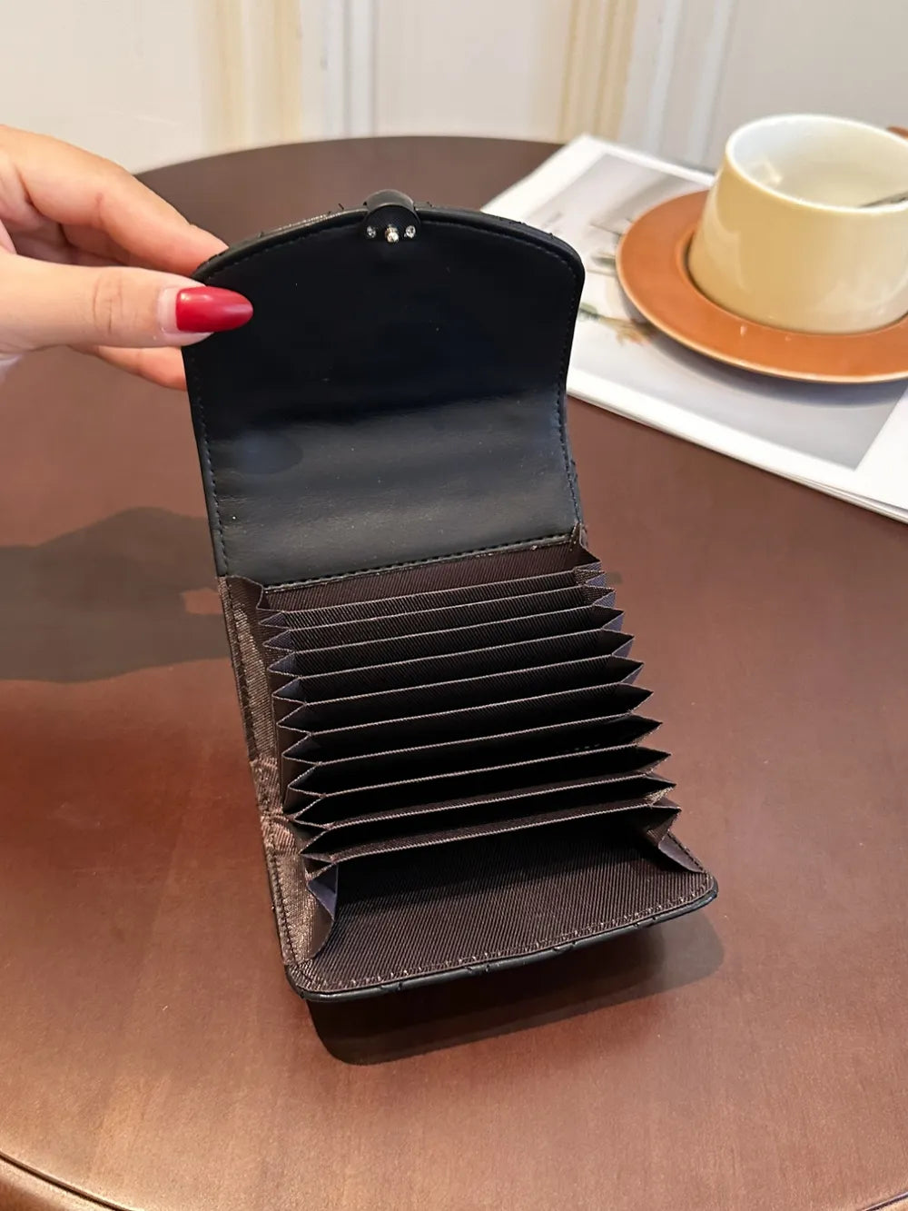 PU Leather Solid Color Wallet Easy Apparels