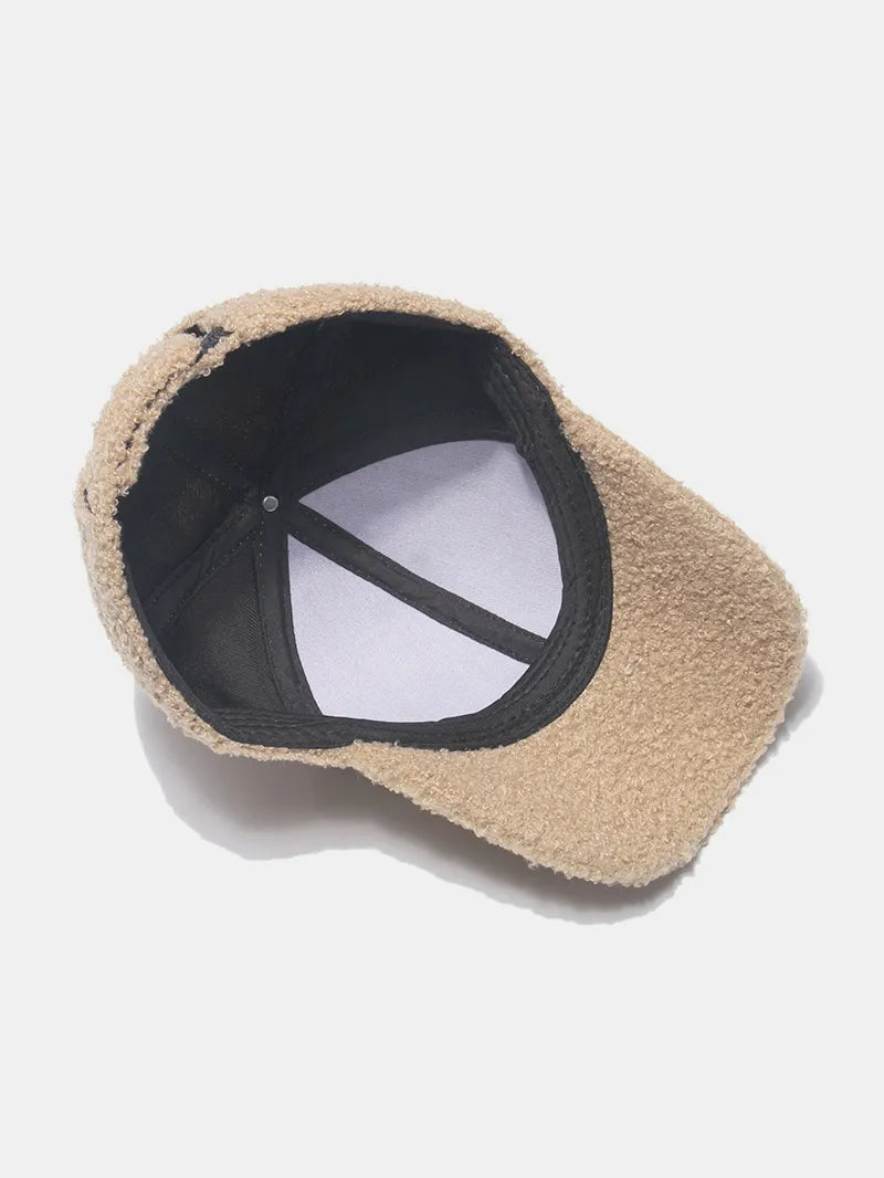 Sherpa Solid Color Baseball Cap Easy Apparels