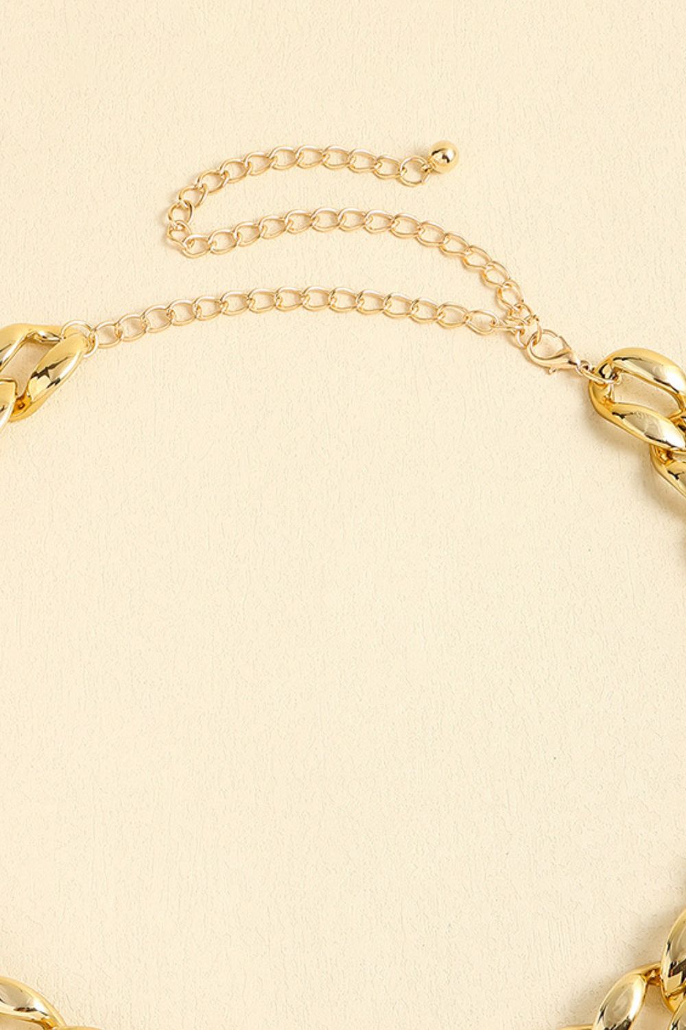 1" Width Acrylic Curb Chain Belt Easy Apparels