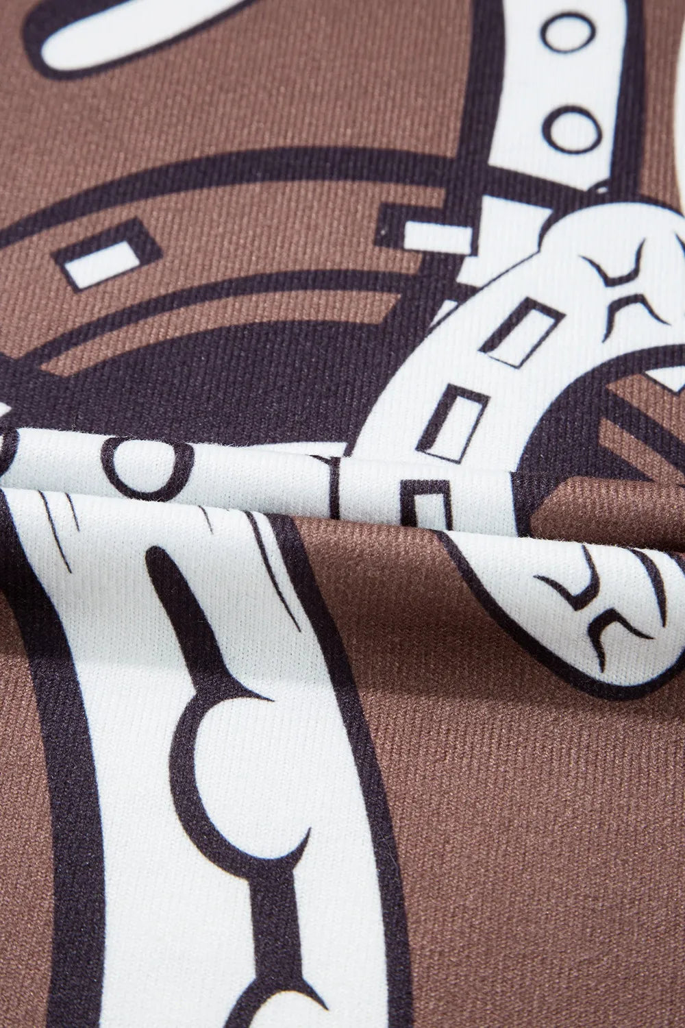 Trendsi Printed Round Neck Short Sleeve T-Shirt