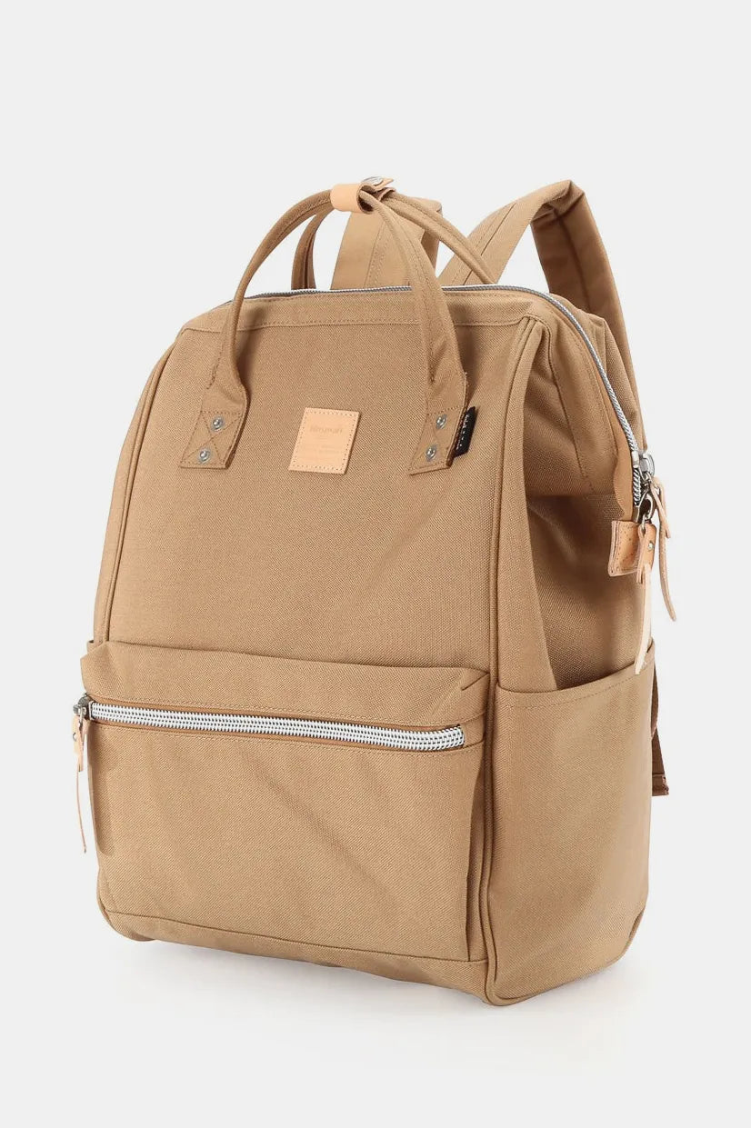 Himawari Waterproof Design Arcuate Shoulder Strap Backpack Bag with Handles Camel One Size Easy Apparels