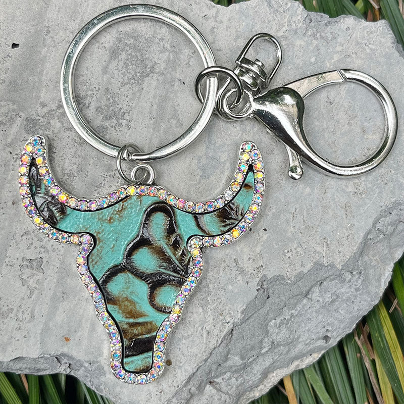 Bull Shape Key Chain Style B One Size Easy Apparels