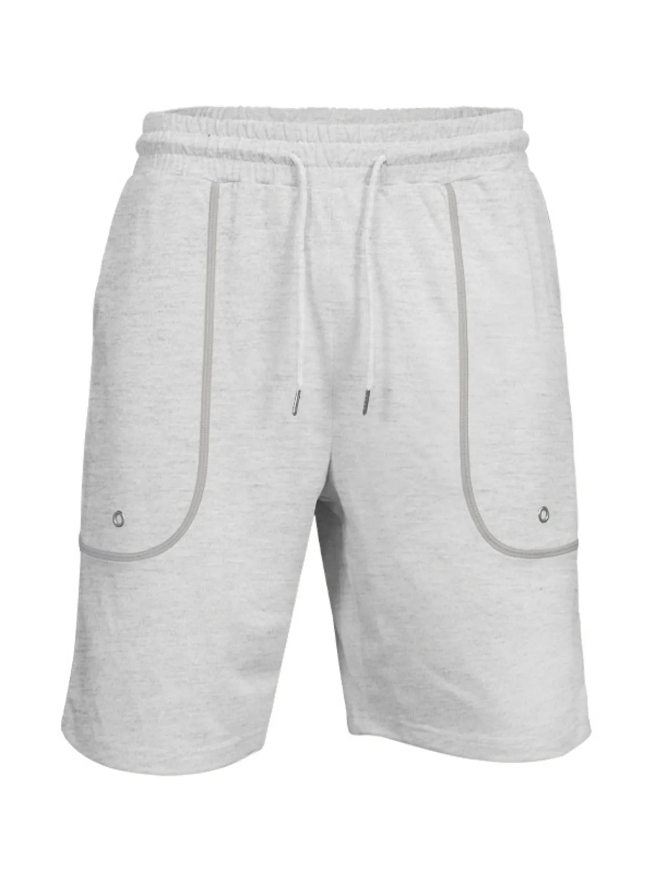 Men's Full Size Round Neck Short Sleeve T-Shirt and Shorts Set Plus Size Easy Apparels