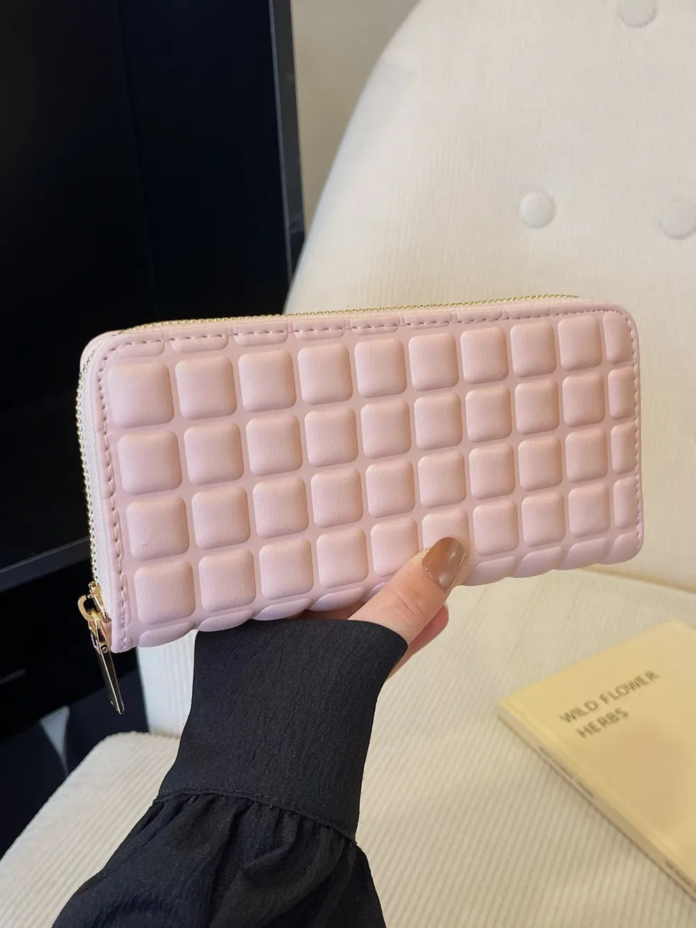 PU Leather Solid Color Wallet Easy Apparels